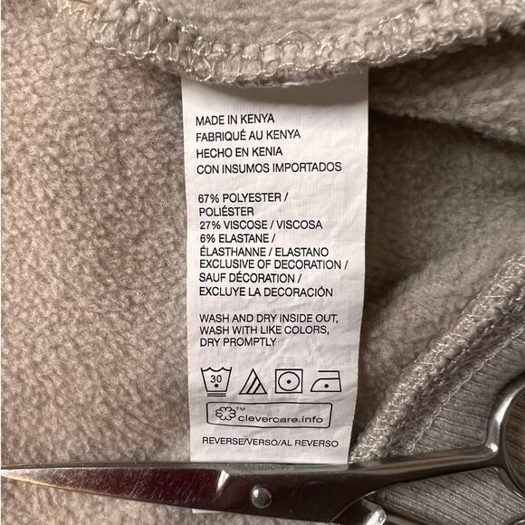 Izod Advantage Performance Beige Stretch 3/4 Zip Up Pull Over Sweater-L - Picture 4 of 11